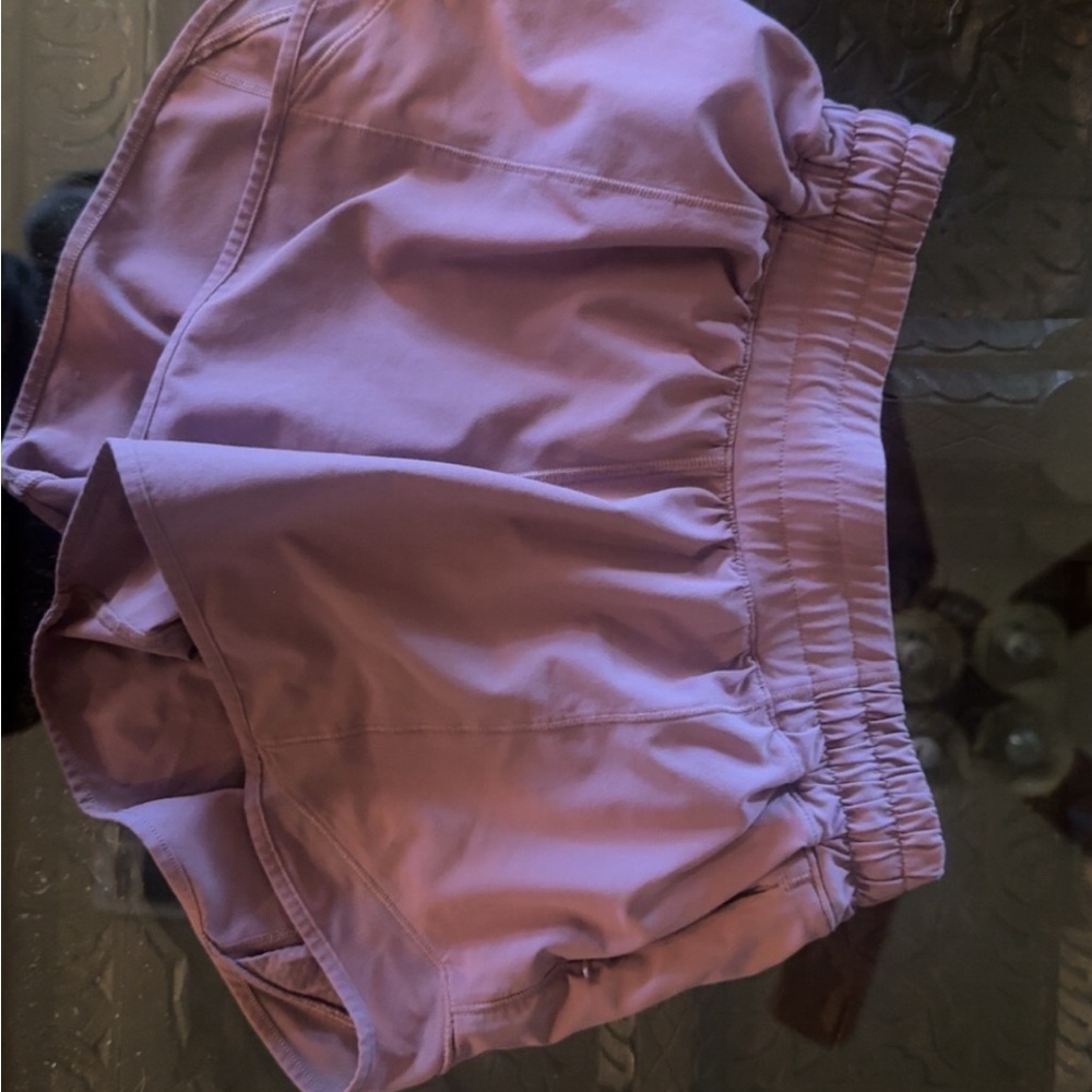 purple lululemon shorts in a size 4!!